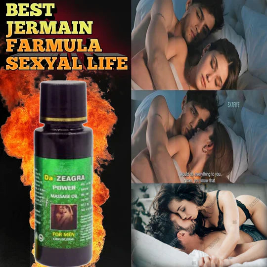 DA ZEAGRA HERBAL POWER MASSAGE OIL - NEW FORMULA